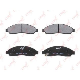 Колодки тормозные передние к-кт LYNXauto BD3804 фото