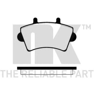 Колодки тормозные дисковые передние без датчиков износа с прижимной пластиной / NISSAN Interstar,OPE фото