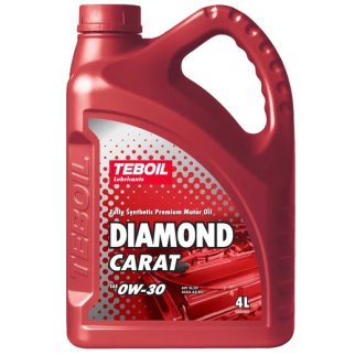 Масло моторное TEBOIL Diamond Carat 0W-30 синтетическое 4 л 3568099 фото