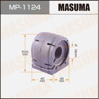 Втулка переднего стабилизатора Masuma MP-1124 фото
