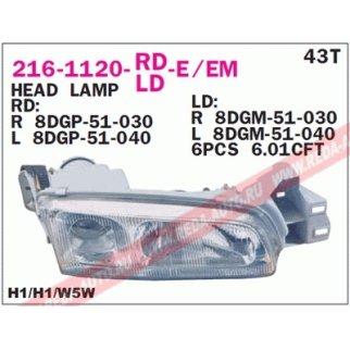 Фара передн прав MAZDA: 626 92-97 фото