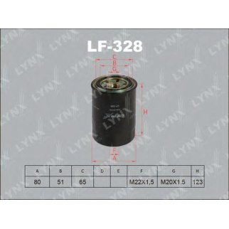 Фильтр топливный LYNXauto LF328 фото