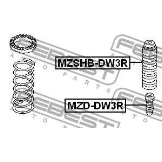Пыльник амортизатора FEBEST MZSHB-DW3R фото