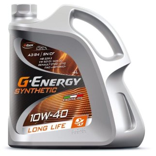 Масло моторное G-Energy Synthetic Long Life 10W-40 синтетическое 4 л 253142395 фото
