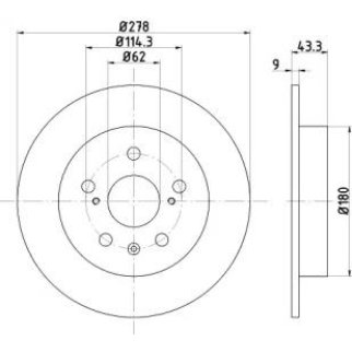 Диск тормозной TEXTAR 922253 03 фото
