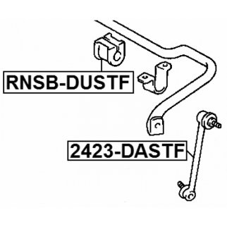 Втулка переднего стабилизатора FEBEST RNSB-DUSTF фото 2 Втулка переднего стабилизатора FEBEST RNSB-DUSTF фото 2