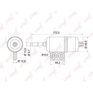 Фильтр топливный LYNXauto LF536 фото