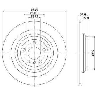 Диск тормозной задний TRIALLI DF 155110 фото 3