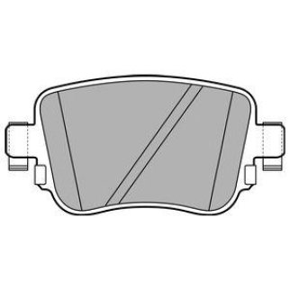 Колодки тормозные задние дисковые к-кт DELPHI LP2709 фото