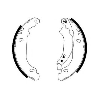 Колодки барабанные к-кт TEXTAR 91053700 фото