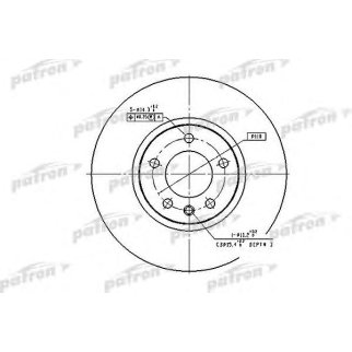 Диск тормозной PATRON PBD2645 фото