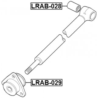 Сайлентблок FEBEST LRAB-029 фото 2