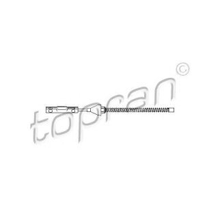Трос стояночного тормоза topran 302064585 фото