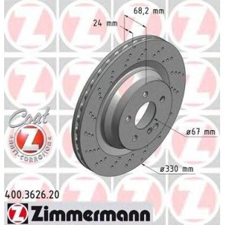 Диск торм.зад. MERCEDES-BENZ CLS, E-CLASS 02-10 фото