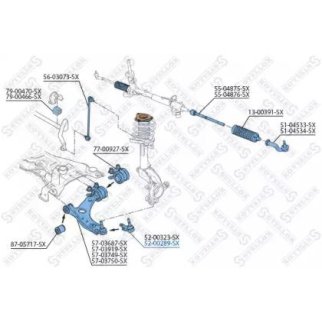 Опора шаровая Stellox 52-00289-SX фото