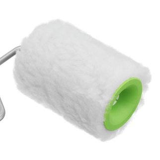 Валик 100мм из натурального меха с ручкой ворс12мм D-48мм Dручки-6мм СИБРТЕХ фото 5