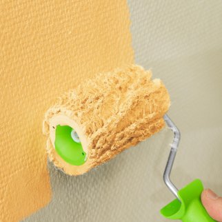 Валик 100мм из натурального меха с ручкой ворс12мм D-48мм Dручки-6мм СИБРТЕХ фото 7