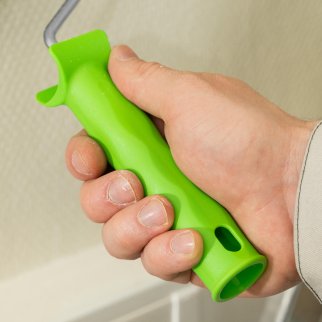 Валик 100мм из натурального меха с ручкой ворс12мм D-48мм Dручки-6мм СИБРТЕХ фото 1