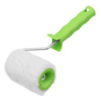 Валик 100мм из натурального меха с ручкой ворс12мм D-48мм Dручки-6мм СИБРТЕХ фото