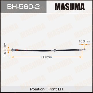 Шланг тормозной Masuma BH-560-2 фото