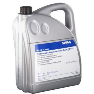 SWAG Масло трансмиссионное ATF АКПП желтое 5л 30938935 фото