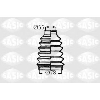 SAS4003457_к-кт пыльника ШРУСа наружного! Renault R19/Megane 1.4-2.0/1.9D/TD 88> фото