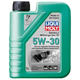Масло моторное LIQUI MOLY HC-синт 4Т всесезон. для сад. техники 5W30 1л синт. фото 2