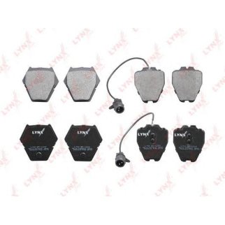 Колодки тормозные передние к-кт LYNXauto BD1218 фото