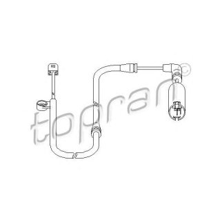 Датчик износа колодок topran 501404755 фото