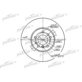 Диск тормозной PATRON PBD4187 фото
