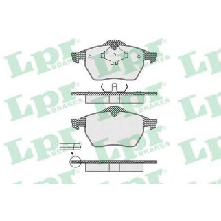 Колодки тормозные передние к-кт Lpr 05P639 фото