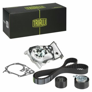 Насос водяной (помпа) + к-кт ремня ГРМ TRIALLI GT 9902 фото 2