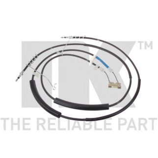 9025120_трос ручника п.+л.! Ford Transit с ABS 03> большое соединение фото