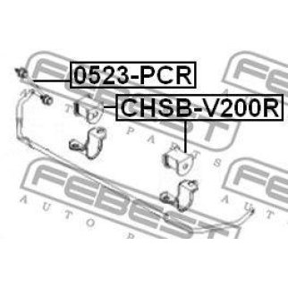 Втулка (сайлентблок) заднего стабилизатора FEBEST CHSB-V200R фото