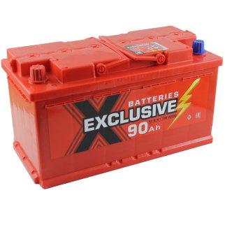 Аккумуляторная батарея Exclusive 6СТ 90 прям 353х175х190 Казахстан (ETN-590 401 072) фото