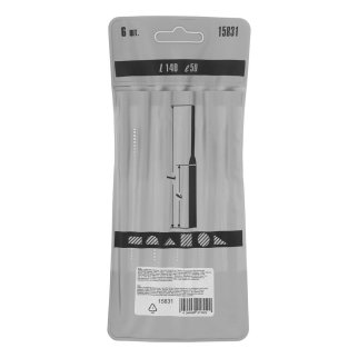 Набор надфилей алмазных 140х50х3 6шт MATRIX фото 1