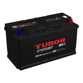 Аккумуляторная батарея TUBOR STANDART 6СТ100 обр.352х175х190 820A фото