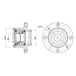 Подшипник ступицы TRIALLI MR 0109 фото 4