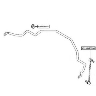 Стойка переднего стабилизатора ASVA 0523-MPVF00 фото