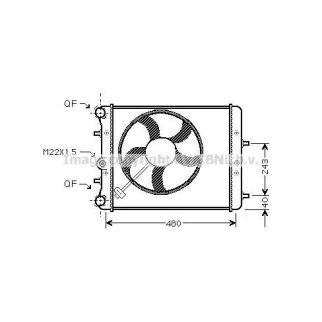 Радиатор основной AVA SAA2013 фото