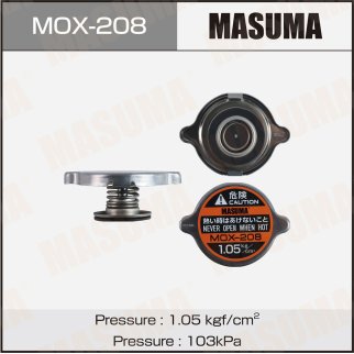 Крышка радиатора 1.05 kg/cm2 MASUMA MOX-208 фото 1 Крышка радиатора 1.05 kg/cm2 MASUMA MOX-208 фото 1