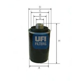 Фильтр масляный UFI 23 493 00 фото