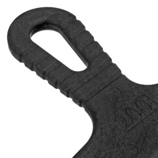 Шпатель из нержавеющей стали 200мм, зуб 10х10мм, пласт. ручка СИБРТЕХ фото 1