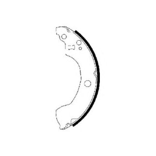 Колодки барабанные к-кт Hella 8DB 355 002-881 фото