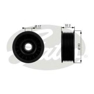 Ролик ручейкового ремня GATES T38016 фото