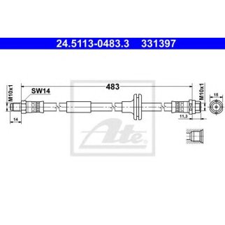 Шланг тормозной фото