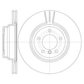 6975.10_диск тормозной передний! BMW E90 320/330/320D 05> фото