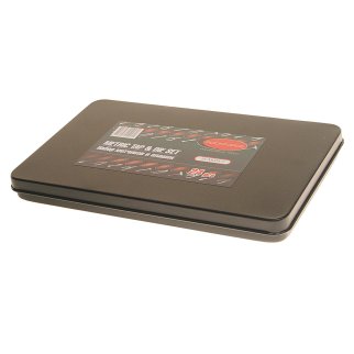 Набор метчиков и плашек метрический 24пр ROCK FORCE фото 3