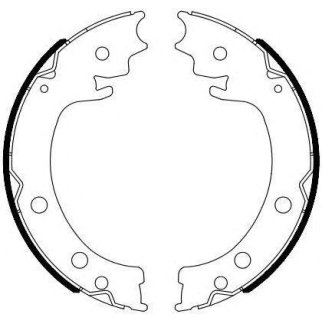 Колодки бараб. SUZUKI GRAND VITARA 2.4/3.2 09=> фото