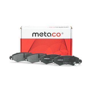 Колодки тормозные передние к-кт metaco 3000-276 фото